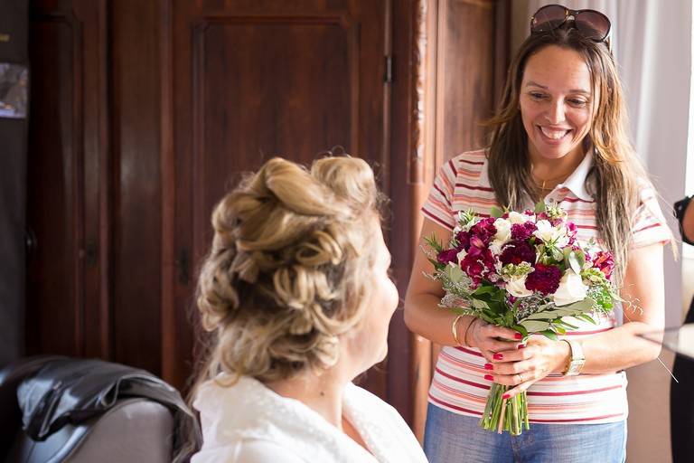 O bouquet chegou!