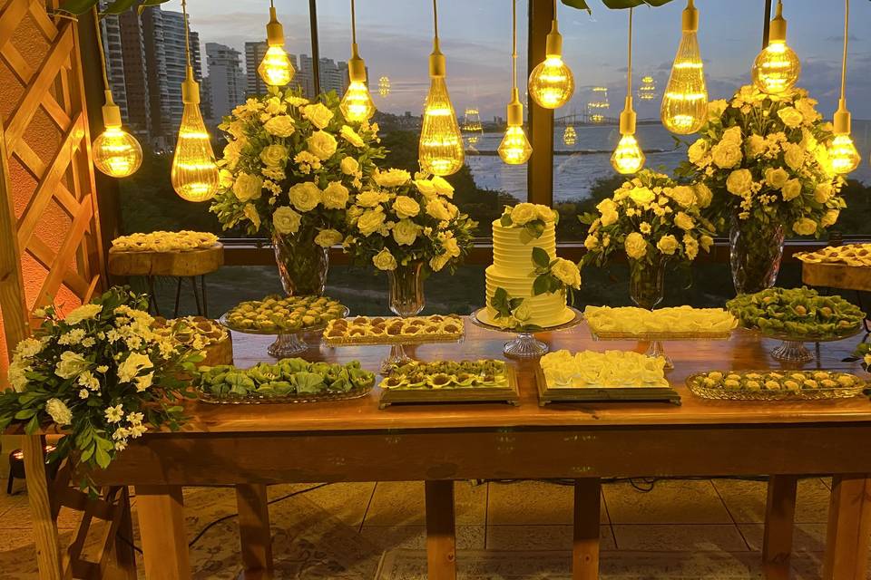 Decoração Rosas brancas