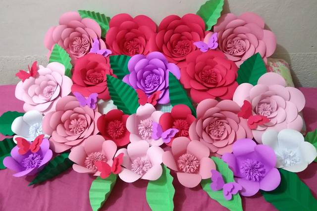 Flores de papel