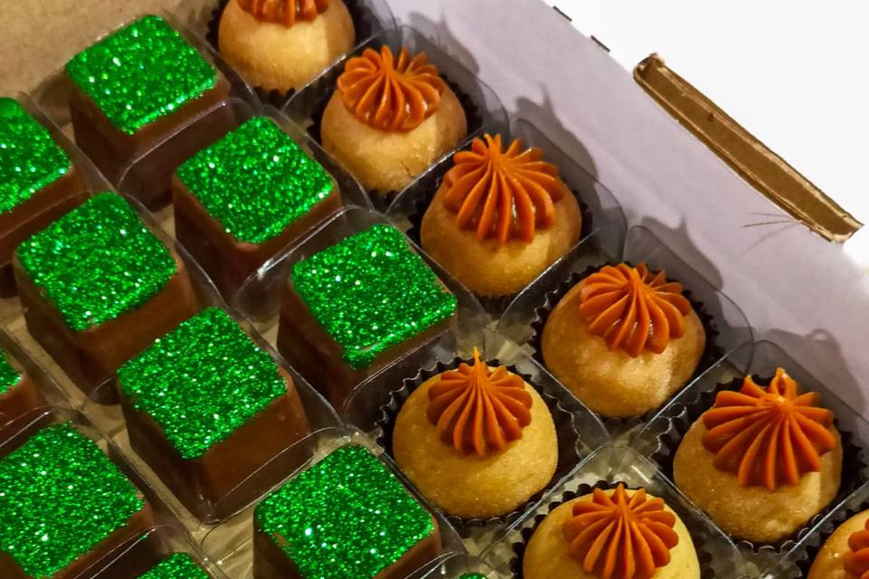 Doces com Glitter