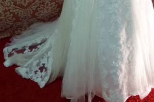 Vestido strapless