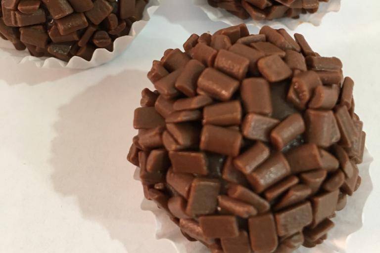 Brigadeiro gourmet ao leite