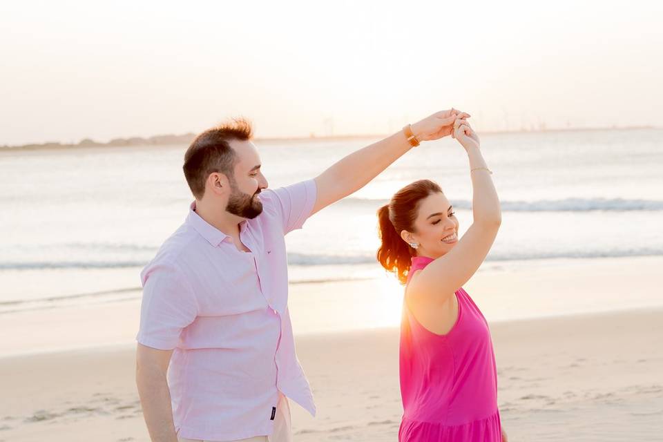 Ensaio de Rafael e Barbara