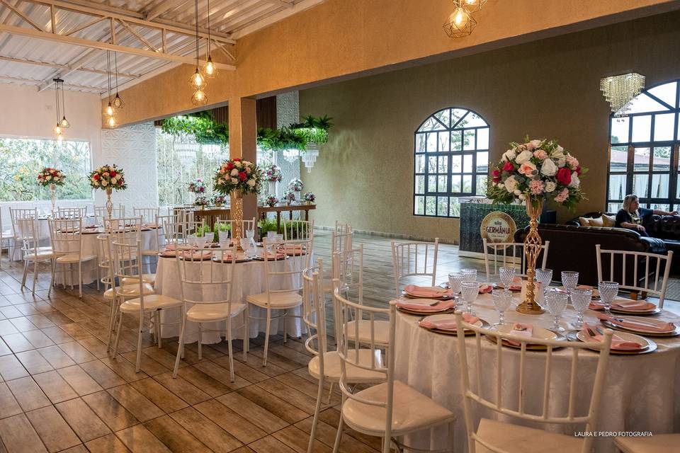 Salão de festa decoração