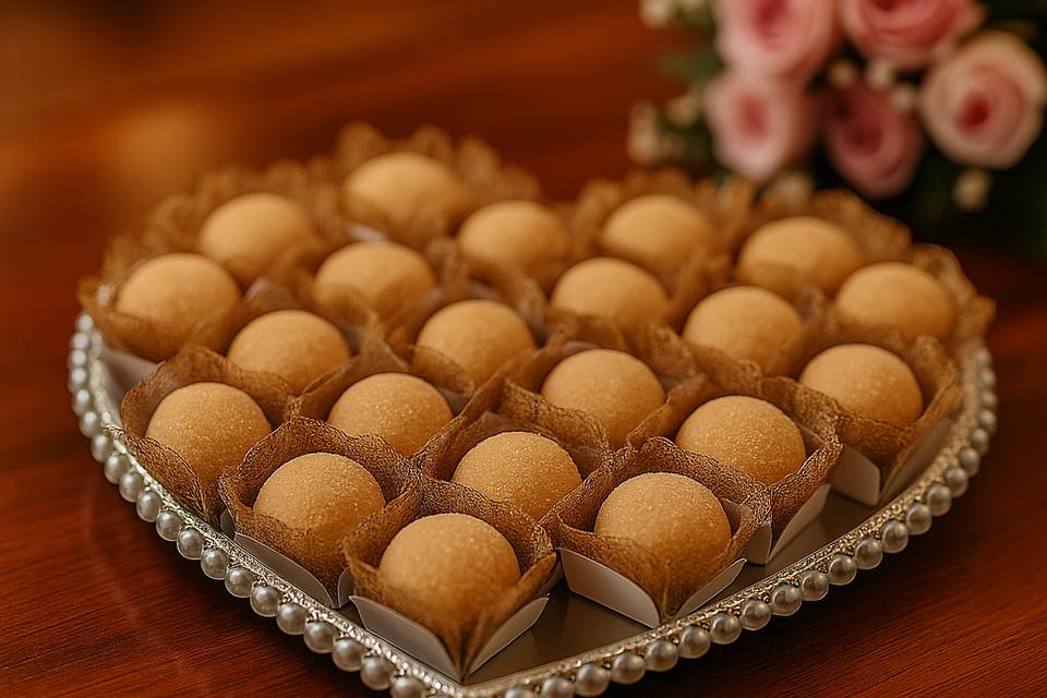 Brigadeiro de Nozes e Abacaxi