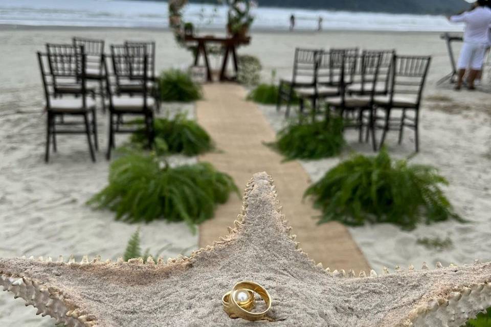 Cenário Simples na Praia