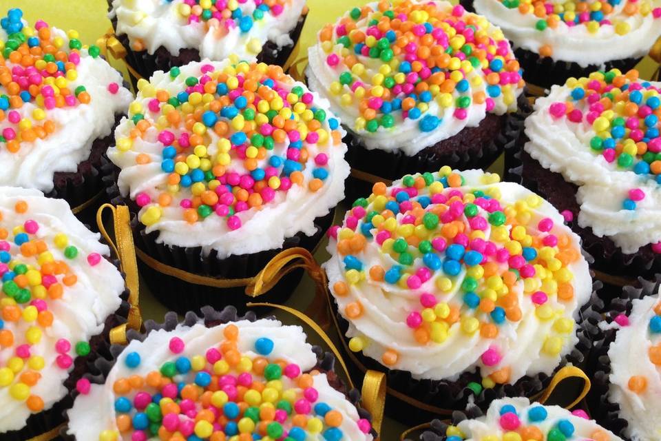 Cupcake colorido