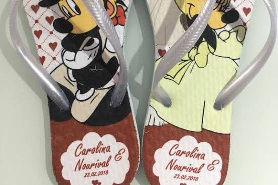 Chinelo personalizado