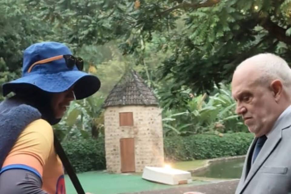 A recepção que surpreende