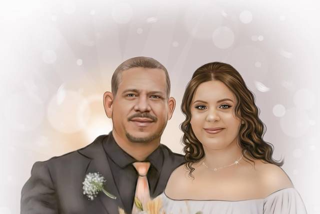 Montagem pai e filha