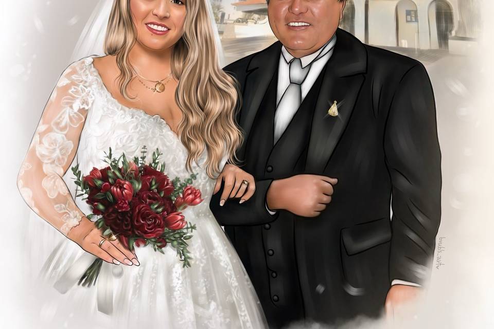 Montagem pai e filha
