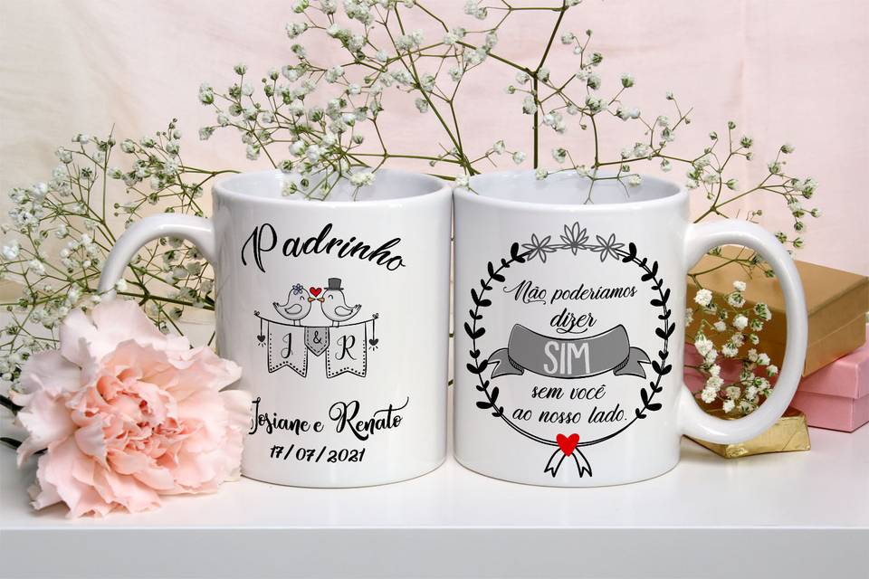 Caneca padrinhos