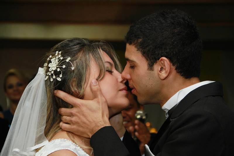 Beijo dos noivos