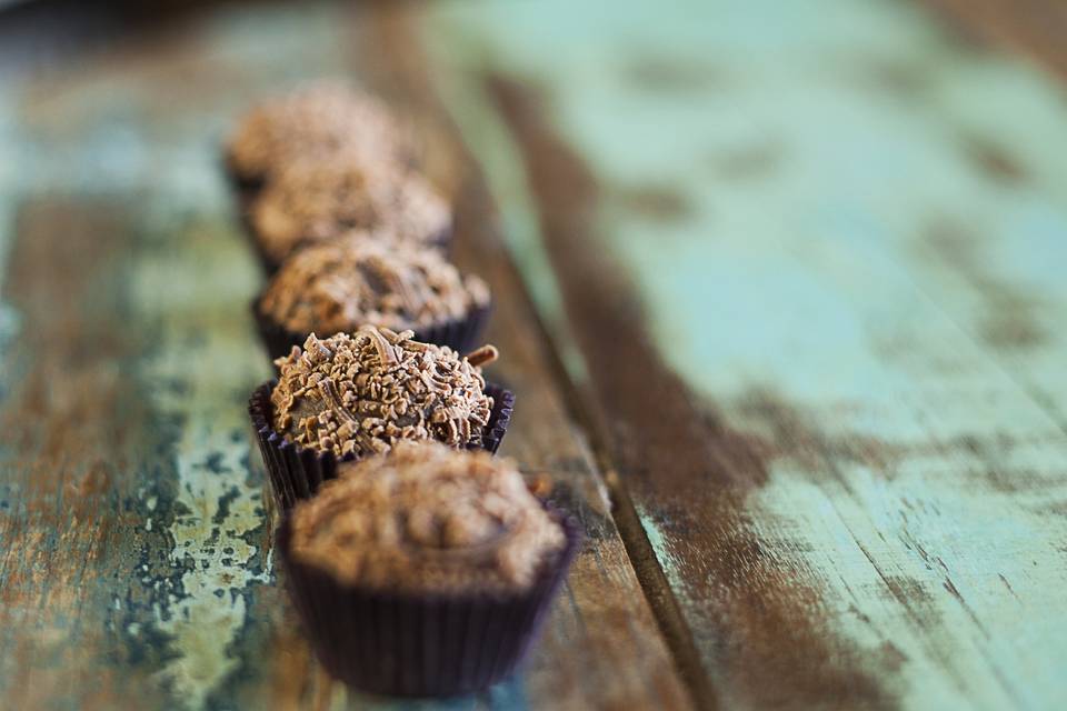 Brigadeiro com raspas