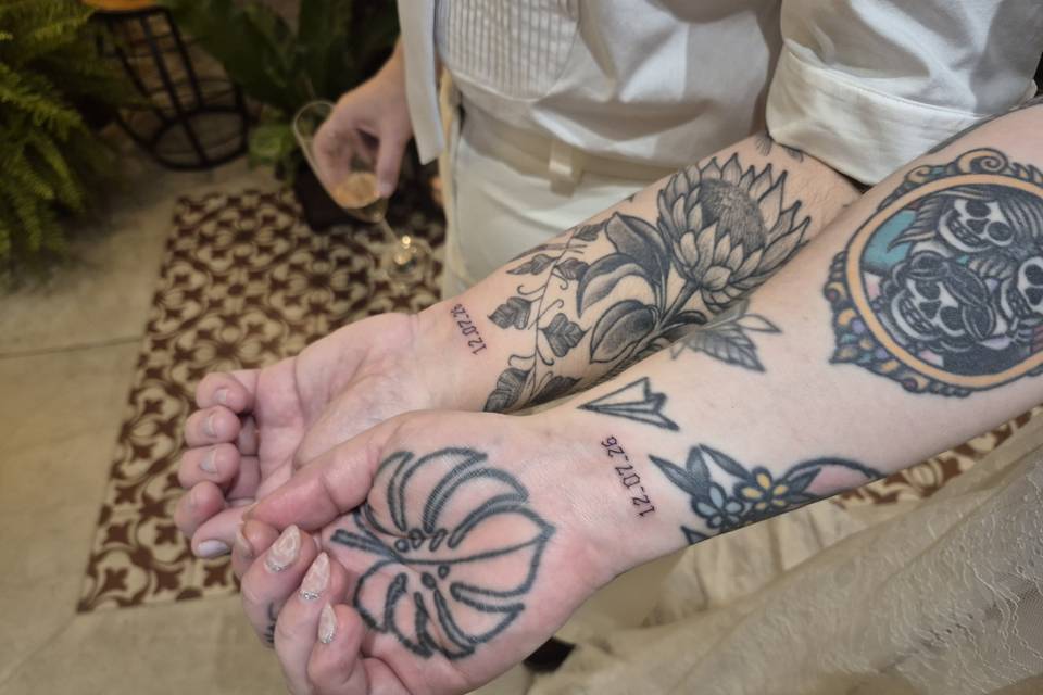 Tatuagem das noivas