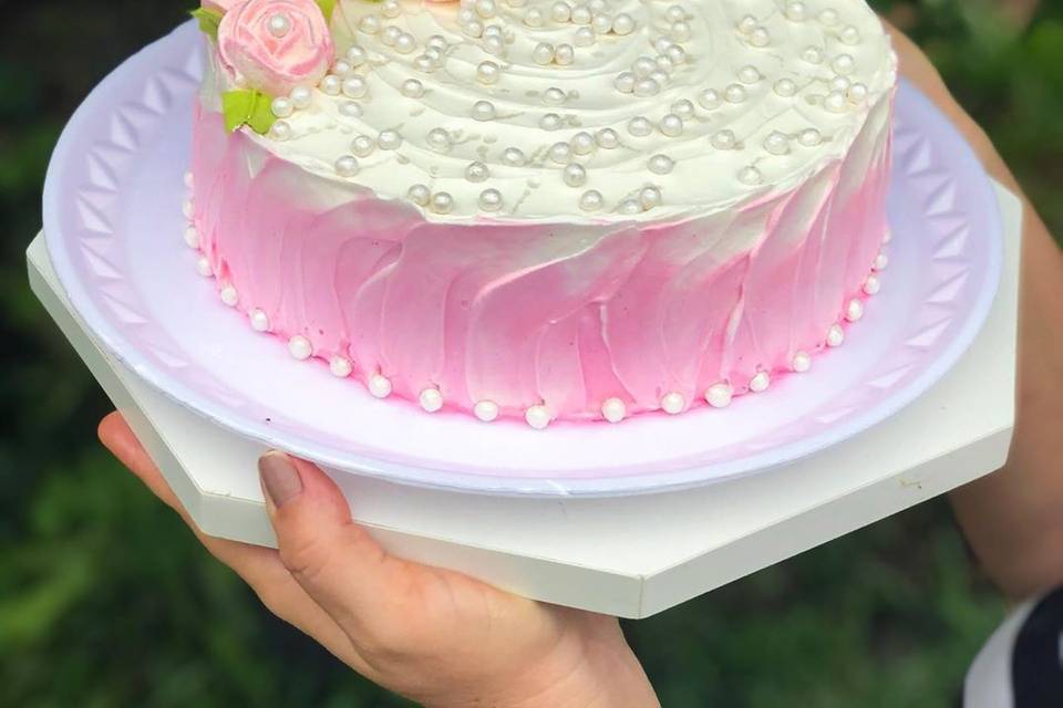 Flower Cake - Espatulado