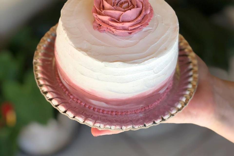 Flower Cake - Espatulado