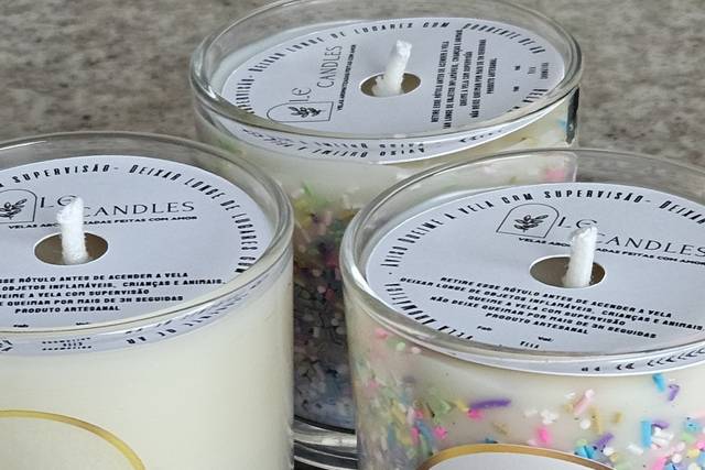 Velas aromáticas personalizada