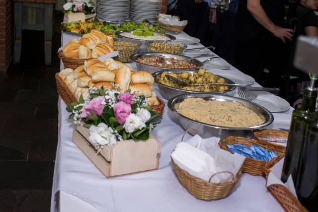Buffet decorado!