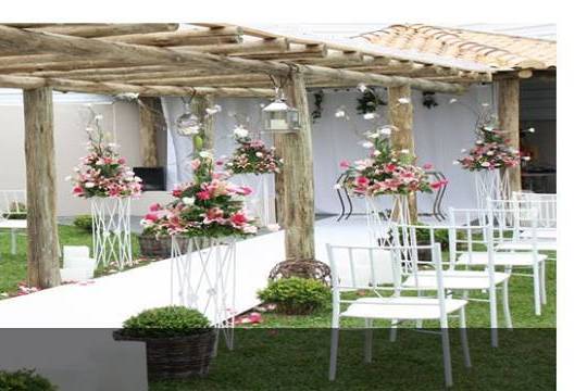 Decoração para cermonia