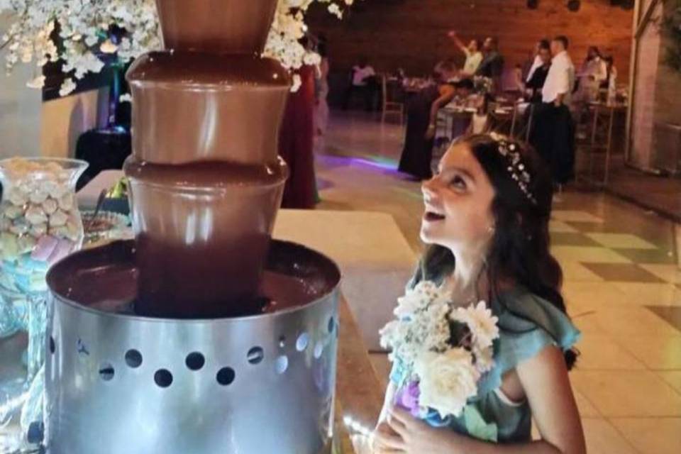 Onde o chocolate vira espetácu