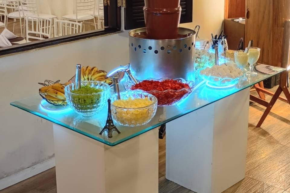 Chocolate à vontade para encan