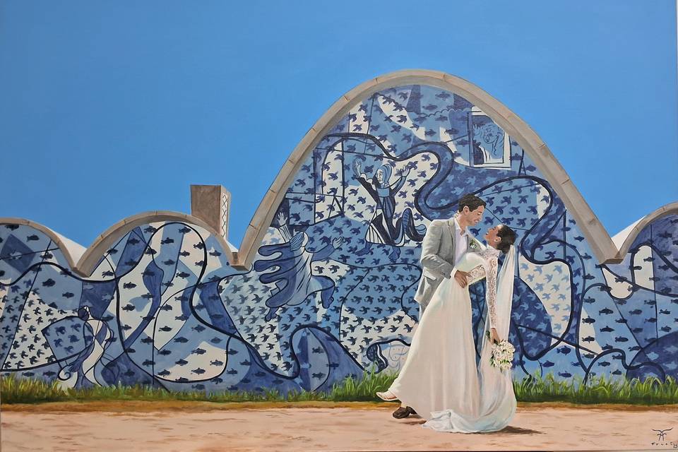 Pintura casamento