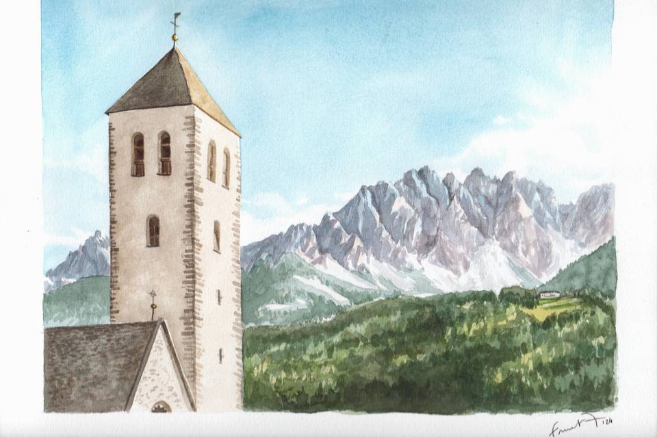 Aquarela para convite