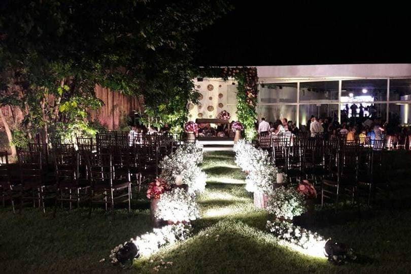 Iluminação casamento