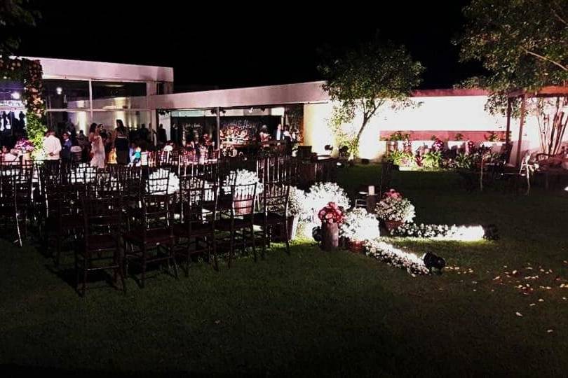 Iluminação casamento