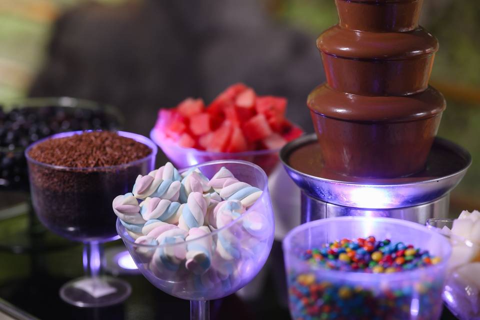 Cascata de chocolate