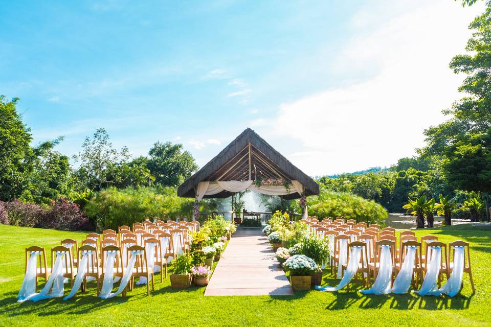 Casamento ao ar livre