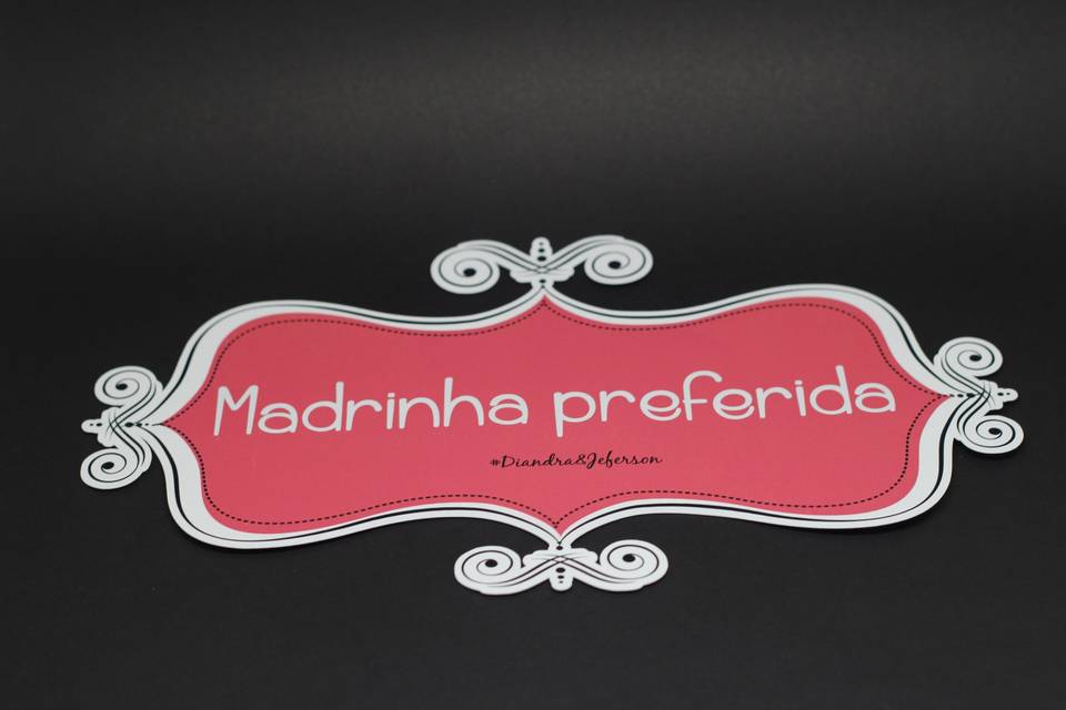 Plaquinhas personalizadas