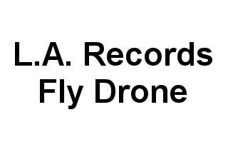 Logo L.A. Records fly Drone