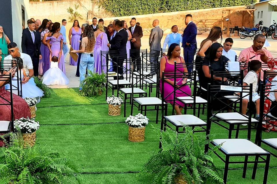 Casamento ao ar livre