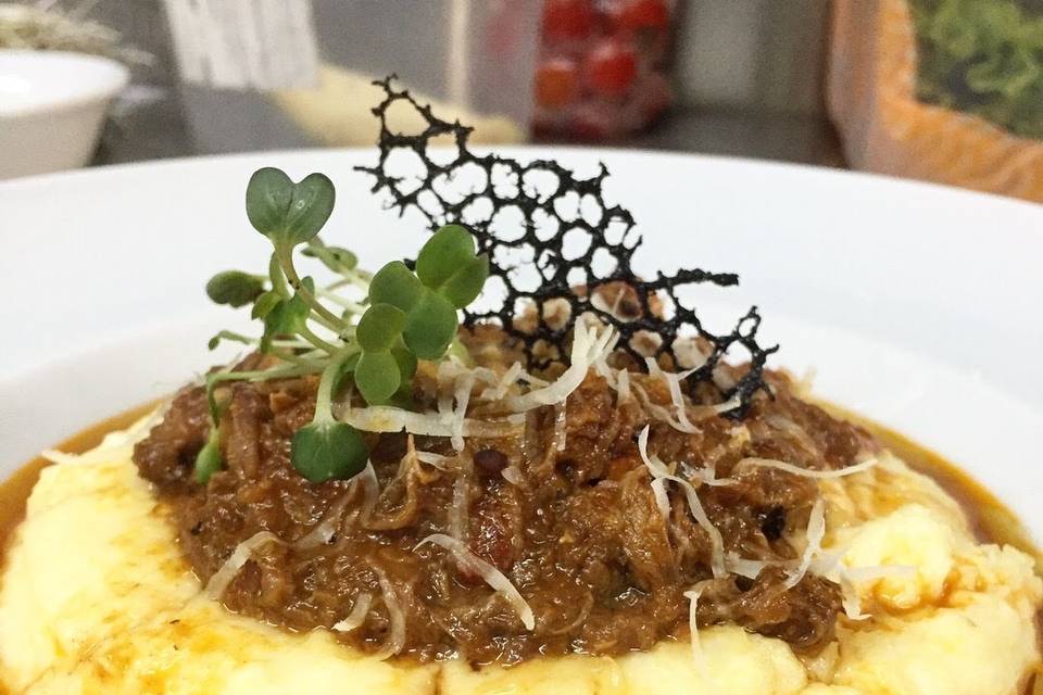 Polenta com Ragu