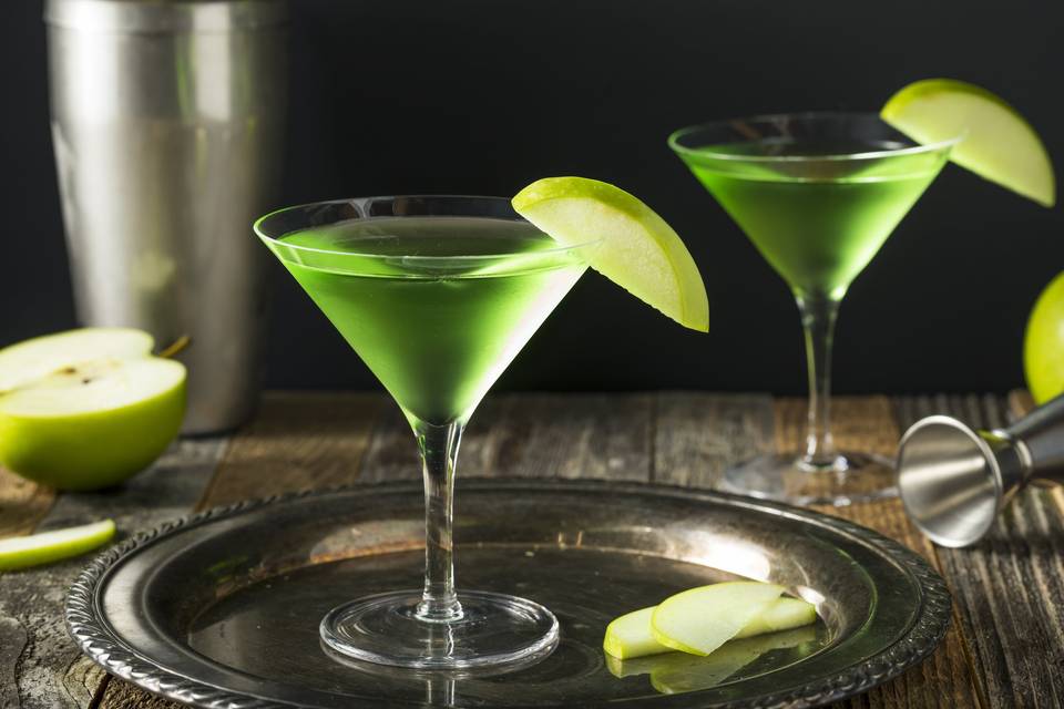 Green apple martini