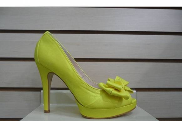 Peep Toe amarelo