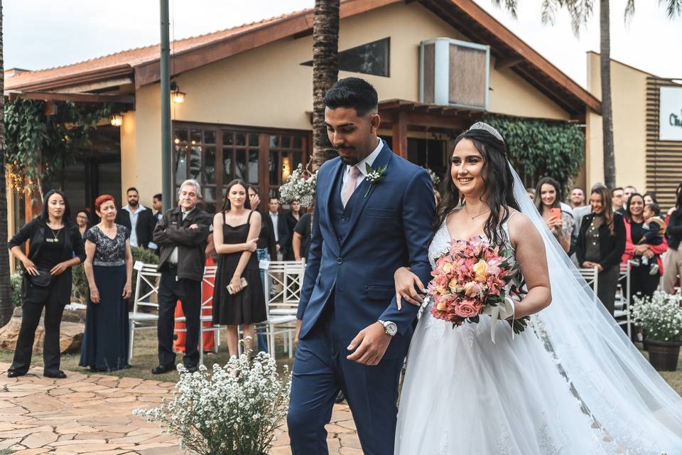 Casamento ao ar livre