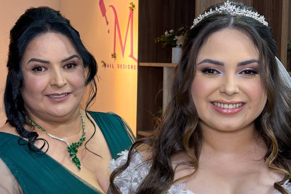 Noiva & mãe