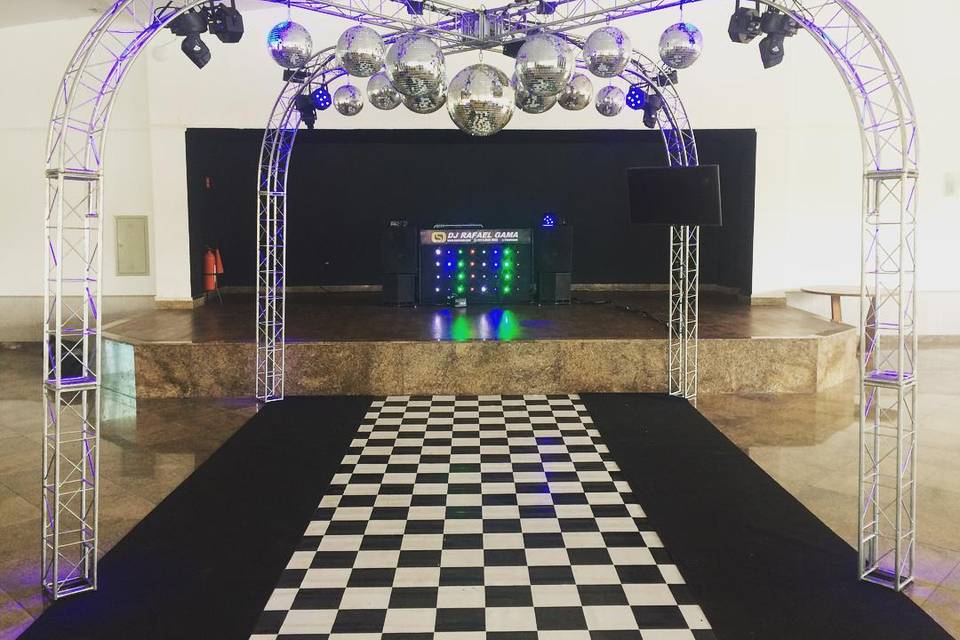 Pista de dança em grid