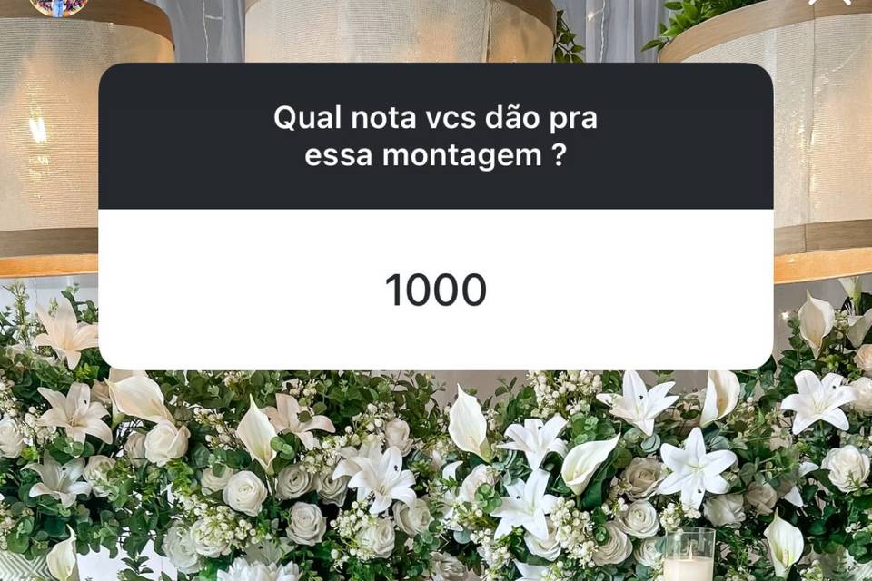Mesa do bolo desconstruida