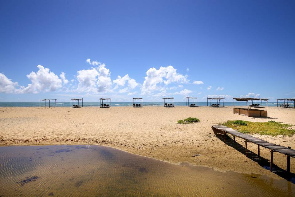 8 cabanas de praias