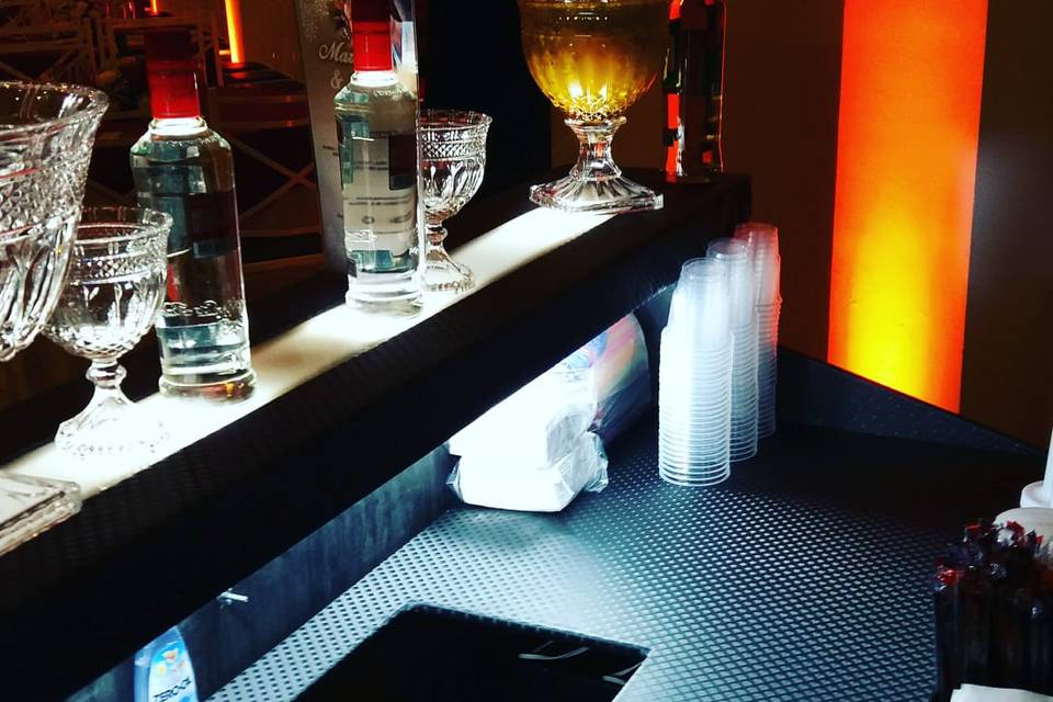 Bar decorativo luzes