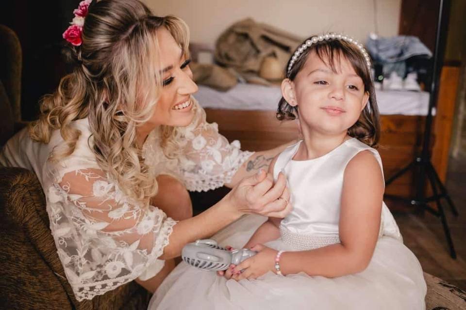 Patrícia e sua filha