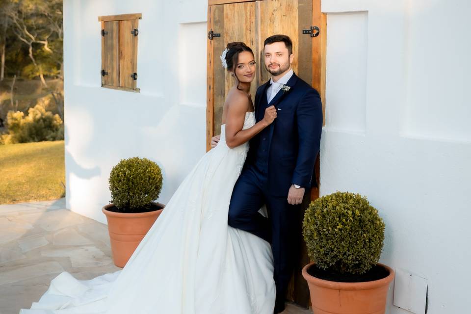 Larissa e Guilherme na cocheir