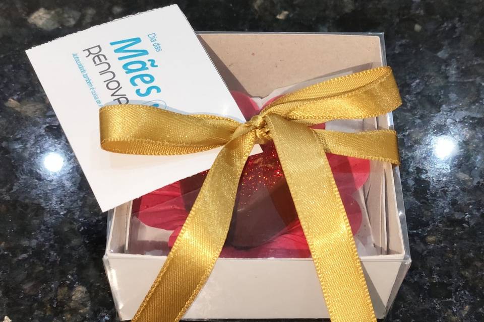 Caixa com Bombom Individual