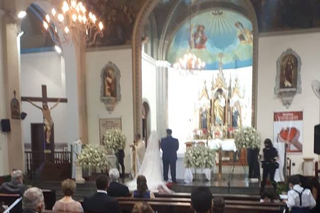 Casamento com distanciamento