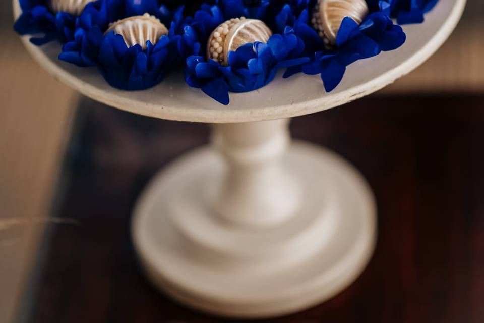 Concha chocolate
