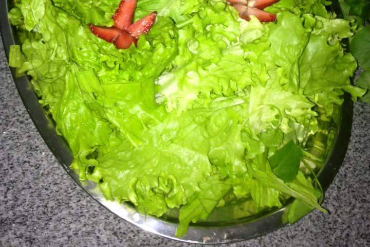 Salada fatiada
